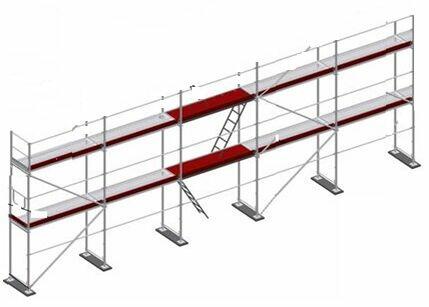 97,5m2 NOWE RUSZTOWANIE ELEWACYJNE FASADOWE STALOWE