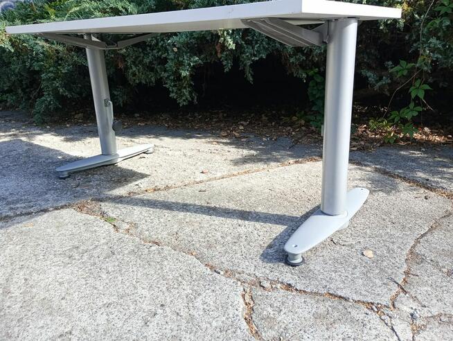 Biurko białe 120x60 Biurka białe do biur domu hotelu