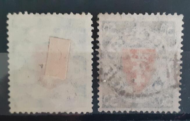 Znaczki Danzig Mi 200 - różnice kolorów