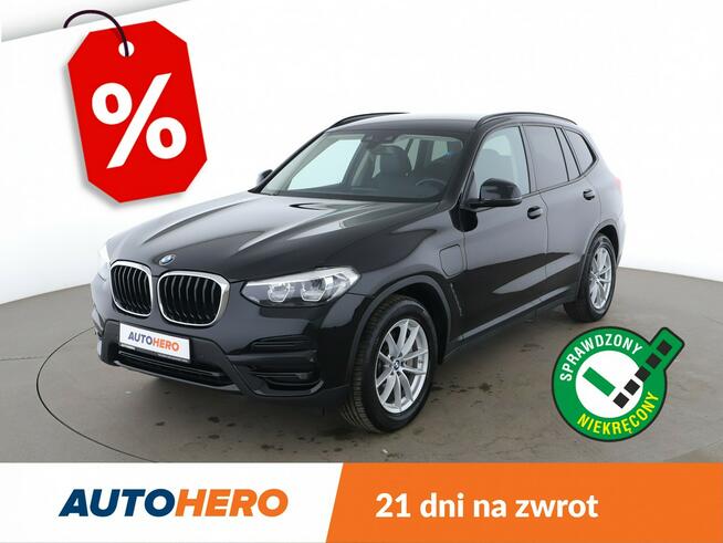 BMW X3 FV23%, Plug-In, 4x4, skóra, navi, el. fotele z pamięcią, czujniki park