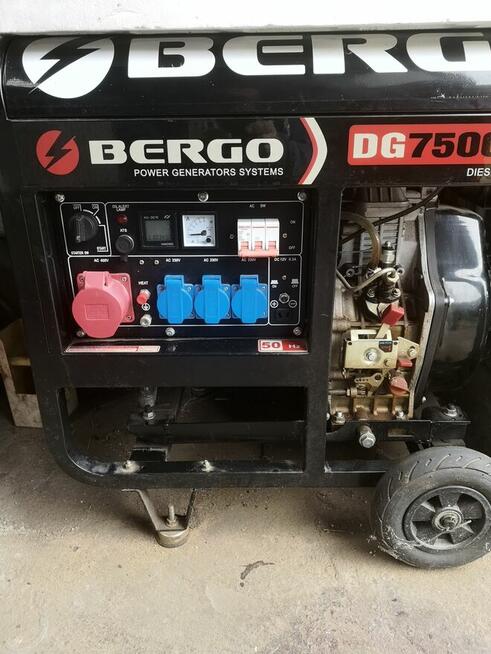 Agregat prądotwórczy bergo dg 7500 3p