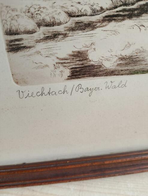 Stara rycina niemieckiego wykonawcy.