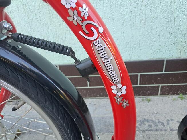 Rower trójkołowy rehabilitacyjny.