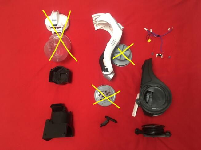 Odkurzacz części Tefal Swift Power Cyclonic TW 2947 EA