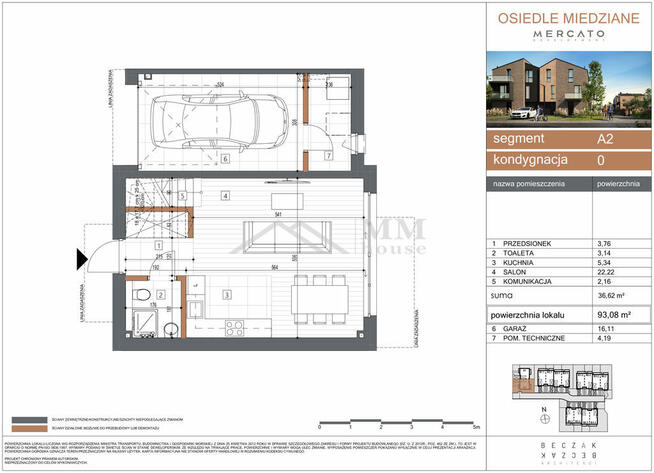 Funkcjonalny segment w kameralnej zabudowie