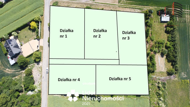 Działka inwestycyjna Krępiec gm. Mełgiew, Czereśniowa