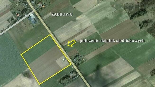 Działka Ząbrowo gm. Kołobrzeg - 13 km