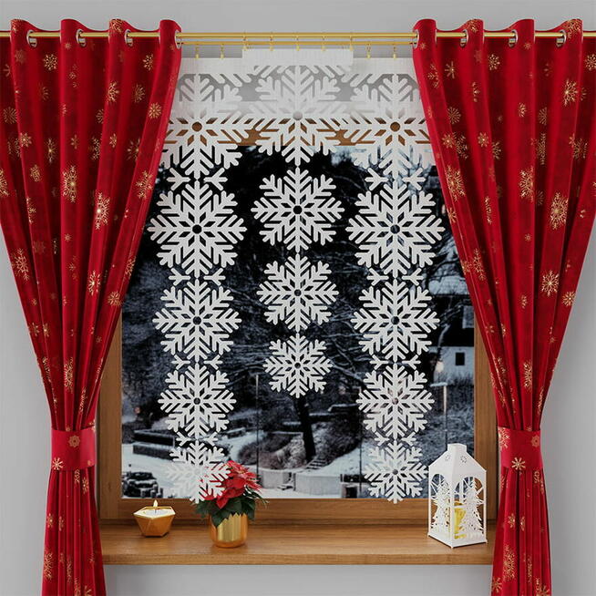 Firany panele, panele usztywniane, sklep z firanami, żakardy