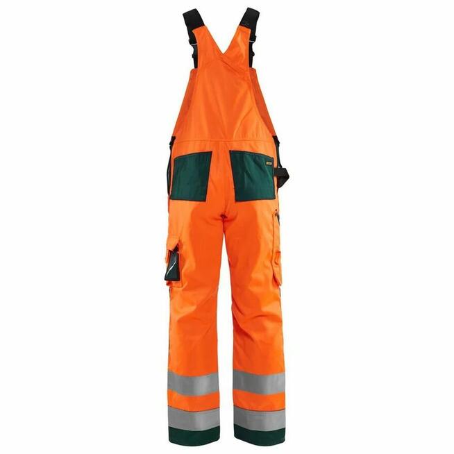 Spodnie robocze ogrodniczki odblaskowe Blaklader pas 88cm C4