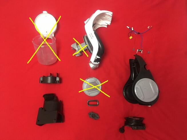 Odkurzacz części Tefal Swift Power Cyclonic TW 2947 EA