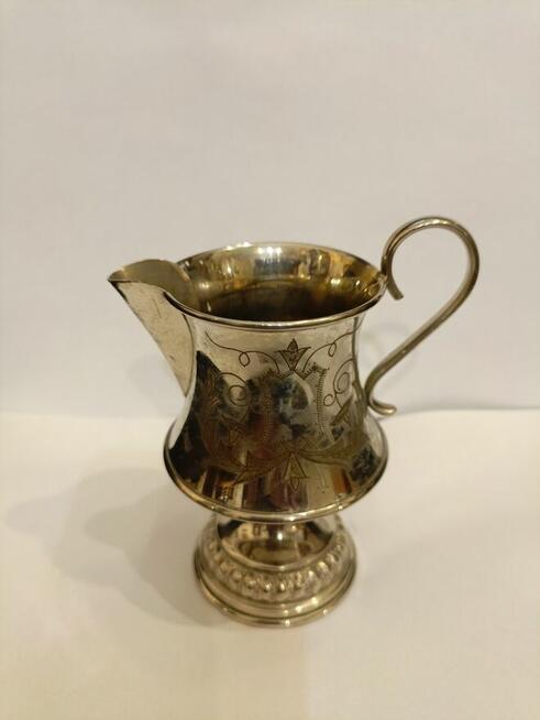 stara mleczaarka mosiądz paterowany