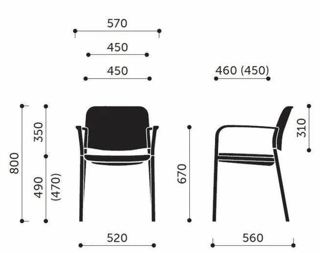 Krzesło konferencyjne na kółkach Profim krzesła biurowe do