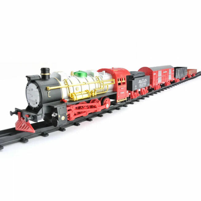 WOOPIE Klasyczny Pociąg Elektryczny Kolejka Tor Dźwięk Świat
