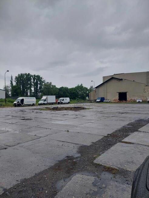 Czechy Bohumin hale biura parking TIR plac z bocznicą