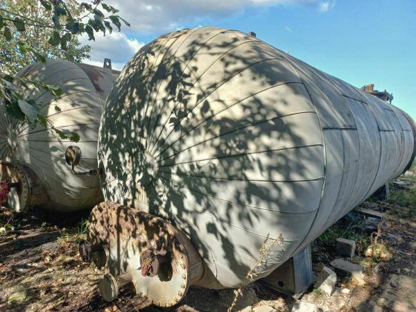 Zbiornik do asfaltu, na bitum, 25m³, z wężownicą na olej,