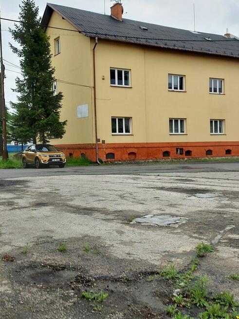 Czechy Bohumin hale biura parking TIR plac z bocznicą