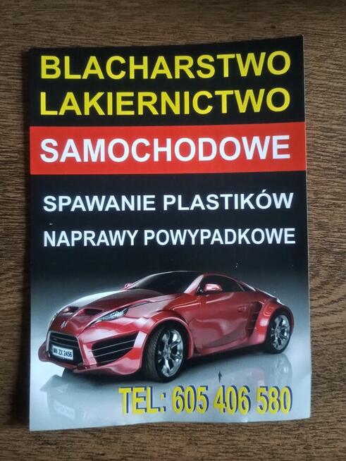 Blacharstwo lakiernictwo samochodowe