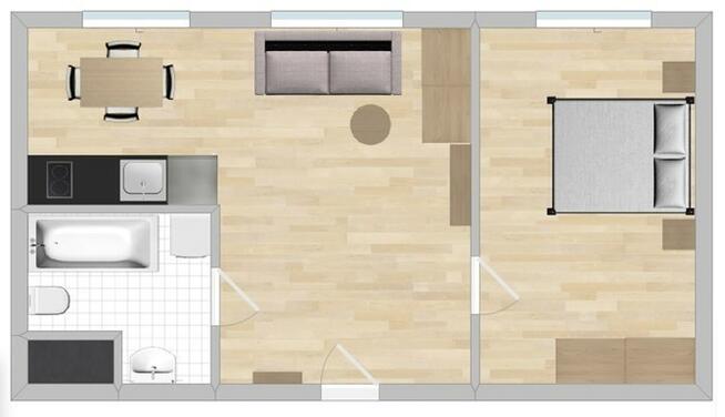 Wynajmę jasne 2 pokoje, Os. Stalowe 16