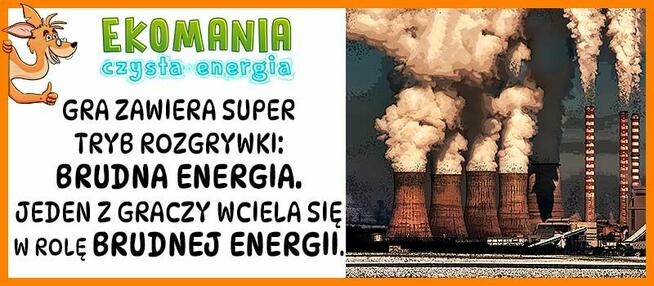 wielka EKO GRA planszowa OZE - EKOMANIA czysta energia A1 A0