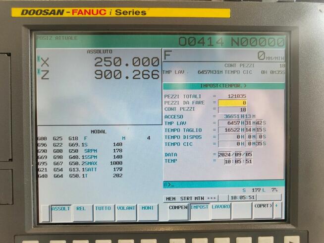 DOOSAN PUMA 400 LA tokarka CNC 2012 i inne maszyny