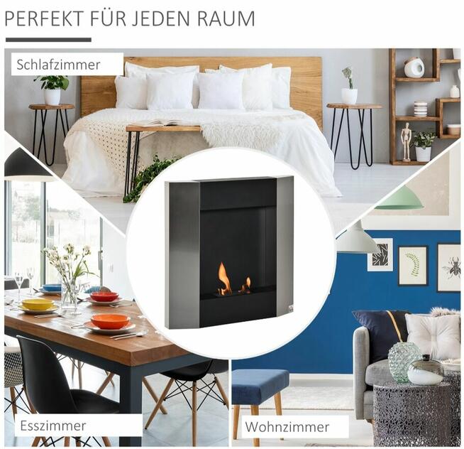 Kominek na etanol palnik na bioetanol 1800