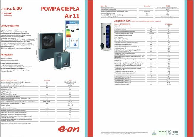 POMPA + ZBIORNIK CWU 300L + GLIKOL / 5000 zł/komplet