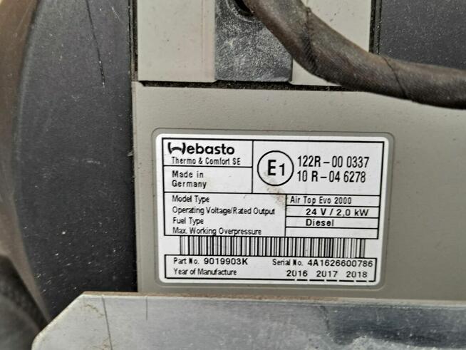 84178403 P02 WEBASTO AIR TOP EVO 2000 VOLVO FH ogrzewanie po
