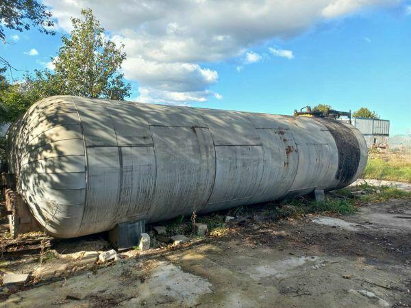 Zbiornik do asfaltu, na bitum, 25m³, z wężownicą na olej,