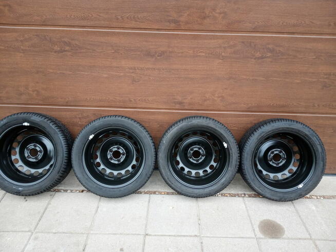 Felgi stalowe Vw 5x100 z oponami 195/50/16