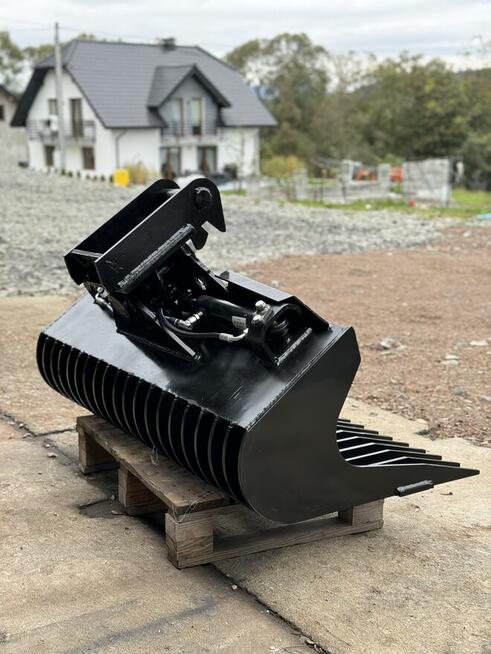 Łyżka skarpowa ażurowa, grabie hydrauliczne 130cm 3,6-5,5t