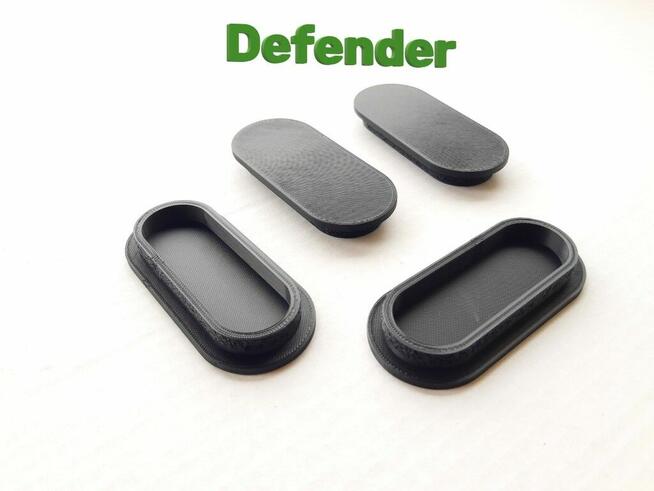 Zaślepki, pokrywy na słupki drzwi do Land Rover Defender