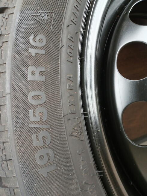 Felgi stalowe Vw 5x100 z oponami 195/50/16