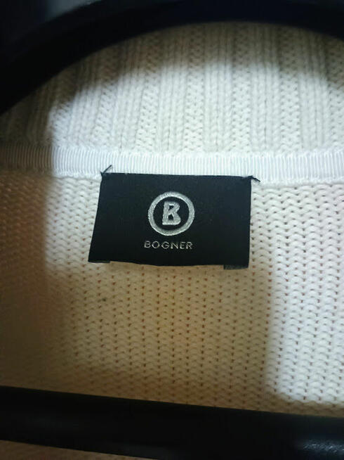 Biały swetr, rozmiar 38