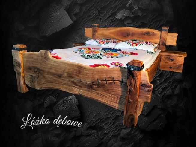Łóżko rustykalne