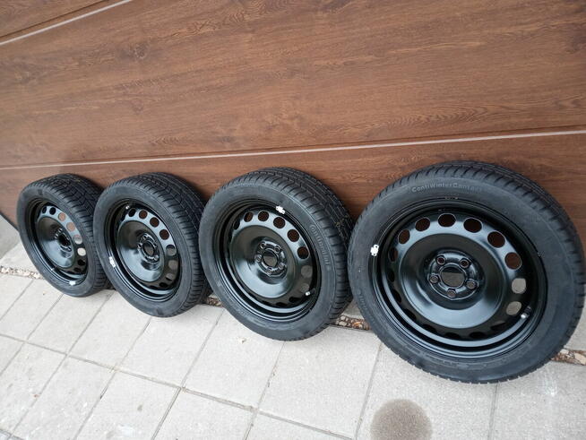Felgi stalowe Vw 5x100 z oponami 195/50/16