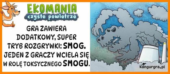 wielka EKO GRA planszowa - EKOMANIA czyste powietrze A1 A0