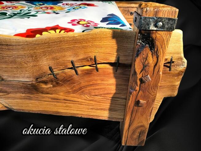 Łóżko rustykalne