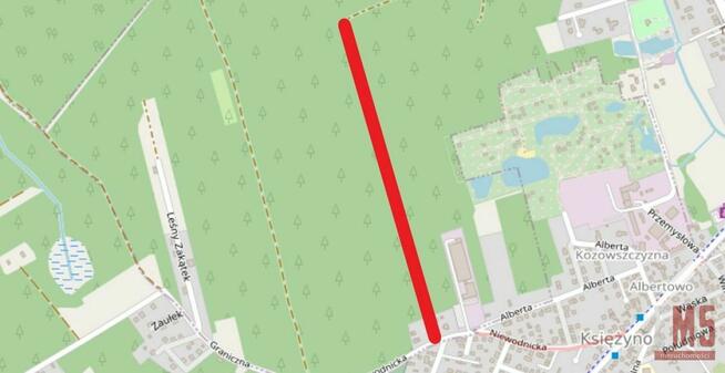 Działka budowlana Księżyno gm. Juchnowiec Kościelny Niewodnicka, Niewodnicka