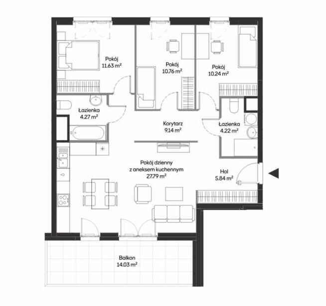 Nowoczesne mieszkanie w sercu Mokotowa