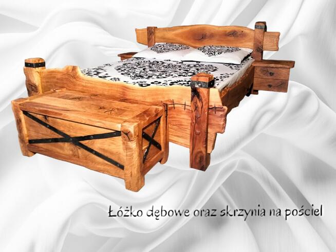 Łóżko rustykalne