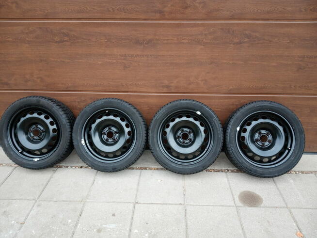 Felgi stalowe Vw 5x100 z oponami 195/50/16