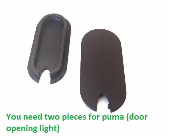 Zaślepki, pokrywy na słupki drzwi do Land Rover Defender