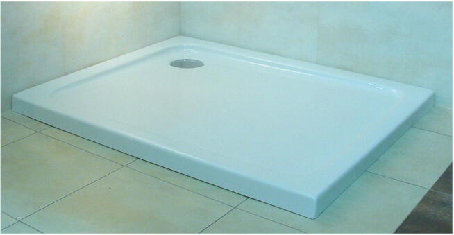 Brodzik 130x80 cm do montażu na podłodze akrylowy Heron Plus