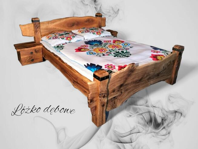 Łóżko rustykalne