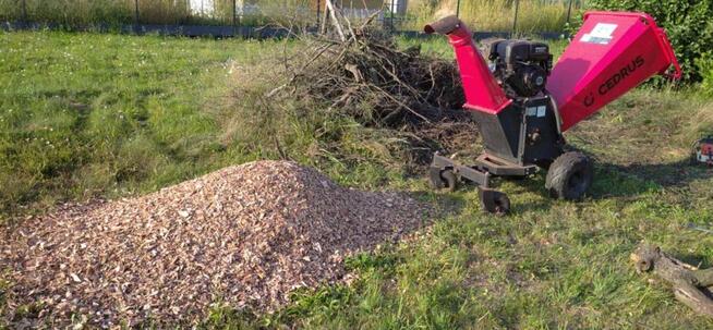 Rozdrabnianie Wycinka Gałęzi Rębak Zrębkowanie Mielenie