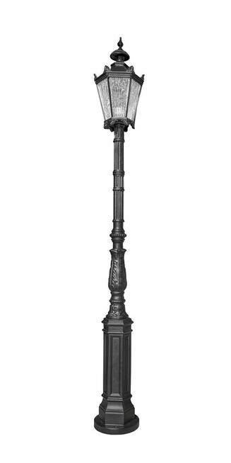 Lampa Gusslaterne, Gartenlaterne, Kandelaber, Gartenlampe,