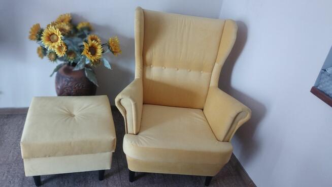 Fotel USZAK+podnóżek