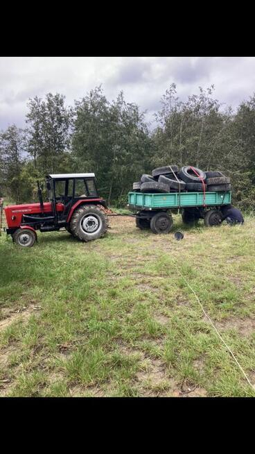 Przyczepa rolnicza Sanok Autosan bez kwita stan dobry.