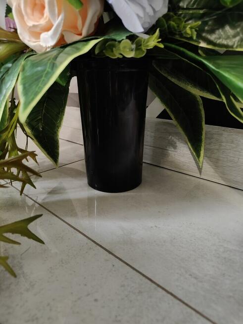 Kompozycja nagrobna fioletowa