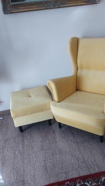 Fotel USZAK+podnóżek